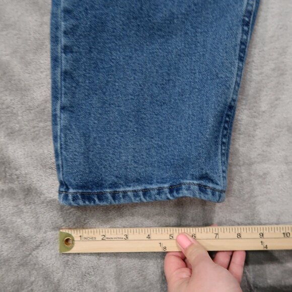 Wrangler Jeans Mens 38x30 Blue Flex Fit Straight Cowboy Western Rancher Rodeo - Picture 11 of 12